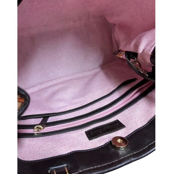 Dooney & Bourke 3pc Brown Red Orange Crocodile hand Shoulder Bag Pouch Key Set - Picture 15 of 16